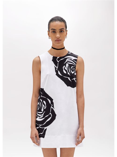 dress woman black white BLUGIRL BLUMARINE | RA5040T2993/M9246